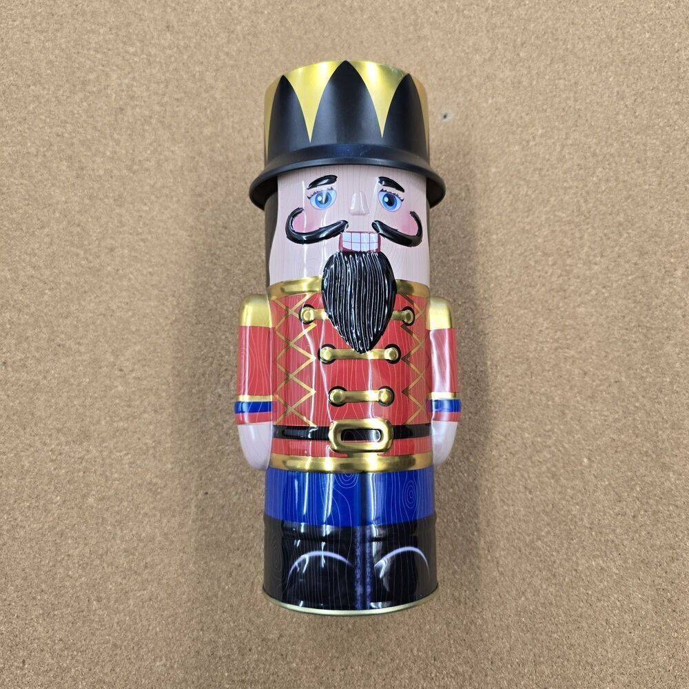Nut Cracker All Metal Container NWOT
